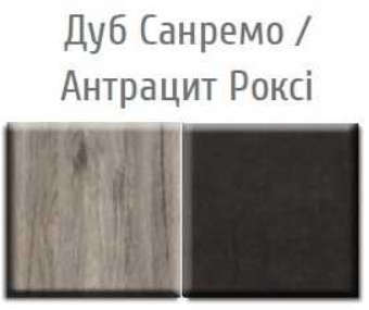 Стенка Орлеанс Крафт табако/Антрацит Рокси Мебель Сервис купить в Одессе, Украине - фото 4 - id-p1341593937