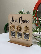 Таблички на декілька QR-кодів