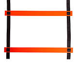 Координаційна драбина для тренування швидкості 6 метрів 12 щаблів C-4606, фото 5