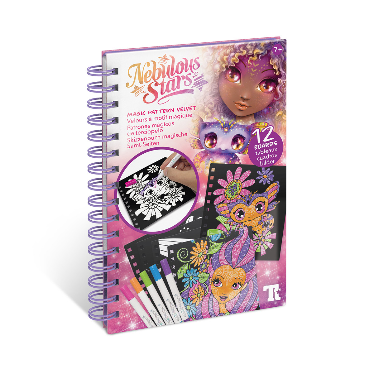 Набір для творчості NEBULOUS STARS — РОЗКРАСКА: ЗОРИ НА БАРХУ, фото 1