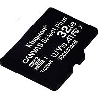 Картка пам'яті Kingston 32GB microSDHC class 10 UHS-I A1 (R-100MB/s) Canvas (SDCS2/32GBSP)