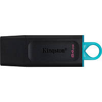 USB-флеш-накопичувач Kingston 64GB DataTraveler Exodia Black/Teal USB 3.2 (DTX/64GB)