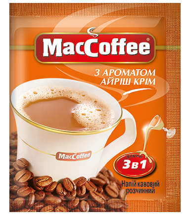 Кава 3в1 айріш крим MacCoffe 20шт 09857