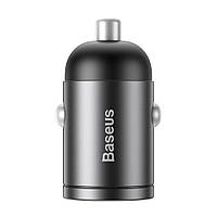 АЗП Baseus Tiny Star Mini Quick Charge Car Charger USB Port 30W Gray