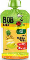 Пюре дитяче смузі Bob Snail ананас-груша-яблуко 120г 43653