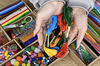 Набір дитячий для рукоділля Майстерня ідей, вироби своїми руками 1100+ елементів, FanGame, в кор 35*10*28см (36627), фото 3