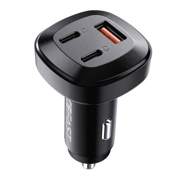 АЗП ACEFAST B3 66W(USB-C+USB-C+USB-A) three-port metal car charger