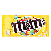 Драже M&Ms з арахiсом та молочним шоколадом 45г