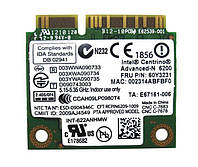 Безпроводная сетевая карта Mini PCI-E Wireless WI-Fi Intel 6200 62205HMW 60Y3231 2.4Ghz 5Ghz Б/У