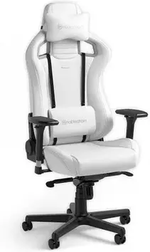 Noblechairs Fotel Epic White Edition Biały Białe Obszycie
