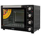 Духовка електрична настільна з конвекцією та грилем 60 л Rotex ROT650-B Конвекційна електрична піч, фото 7