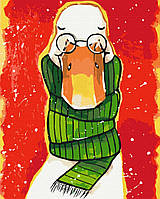 Картина по номерам "Теплый шарф © ANNART" 40x50 3v1 Рисование Живопись Раскраски (Животные, птицы и рыбы)