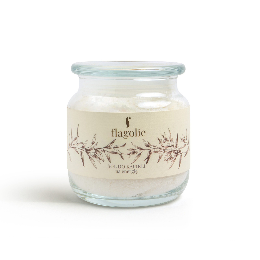 Натуральна Сіль для ванни з оліями Bathing Salts Collection In Glass Flagolie 500g