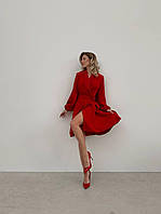 Платье женское креп-костюмка 42-46; 48-52 (2цв) ; INNA" от производителя 42/46, Красный