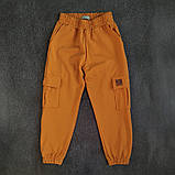 Штани джогери для хлопчика з кишенями на резинці Flap SmileTime, фото 7