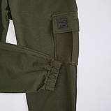 Штани джогери для хлопчика з кишенями на резинці Flap SmileTime, фото 6