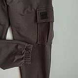 Штани джогери для хлопчика з кишенями на резинці Flap SmileTime, фото 4