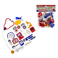 Детский игровой набор врача "Маленький доктор" , 23 предмета в наборе Denwer P Дитячий ігровий набір лікаря
