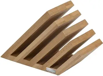 Artelegno Magnetyczny blok na noże z drewna bukowego (5-elementowy) Venezia (AL07)