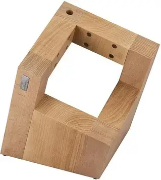 Artelegno Magnetyczny Stojak Na Noże Z Drewna Bukowego Pisa (AL78)