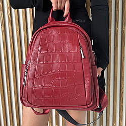 Жіночий рюкзак. Стильний рюкзак із натуральної шкіри