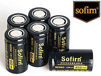 Акумулятор 18350 SOFIRN 850 mAh Li-Ion 3.7v, 500 циклів, Немає ефекту пам'яті, Реальна ємність, Оригінал, 1 шт.
