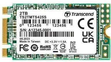 Transcend 2TB M.2 2242 SATA 425S (TS2TMTS425S)