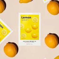 Освітлювальна маска для обличчя з екстрактом лимона Missha Airy Fit Sheet Mask Lemon