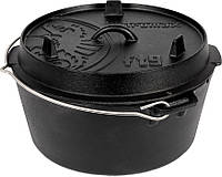 Казан-жаровня чугунная Petromax Dutch Oven ft9 плоское дно 7.5 л (4250435701485)