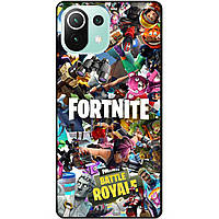 Силіконовий чохол бампер для Xiaomi Mi 11 Lite з картинкою Fortnite Фортнайт