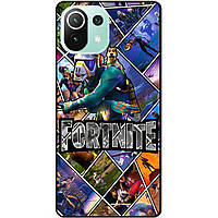 Силіконовий чохол бампер для Xiaomi Mi 11 Lite з картинкою Фортнайт Fortnite