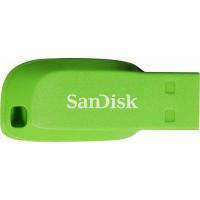 USB флеш накопитель SANDISK 16GB Cruzer Blade Green USB 2.0 (SDCZ50C-016G-B35GE)