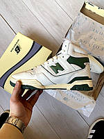 New Balance 650 mid white&green хутро