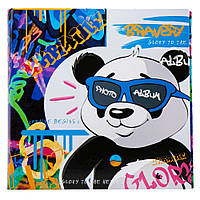 Фотоальбом з місцем для опису Панда 22х22х4 см на 200 фото 10х15 см 0506-002