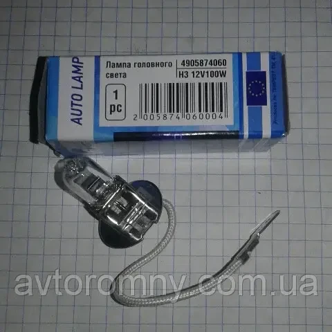 Лампа автомобільна H3 12V 100W Tempest