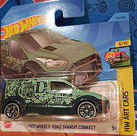 Hot Wheels 2023 HW Art Cars Ford Transit Connect 6/10 64/250 HKK18 Форд Транзит Машинки колекційні Хот Вілс