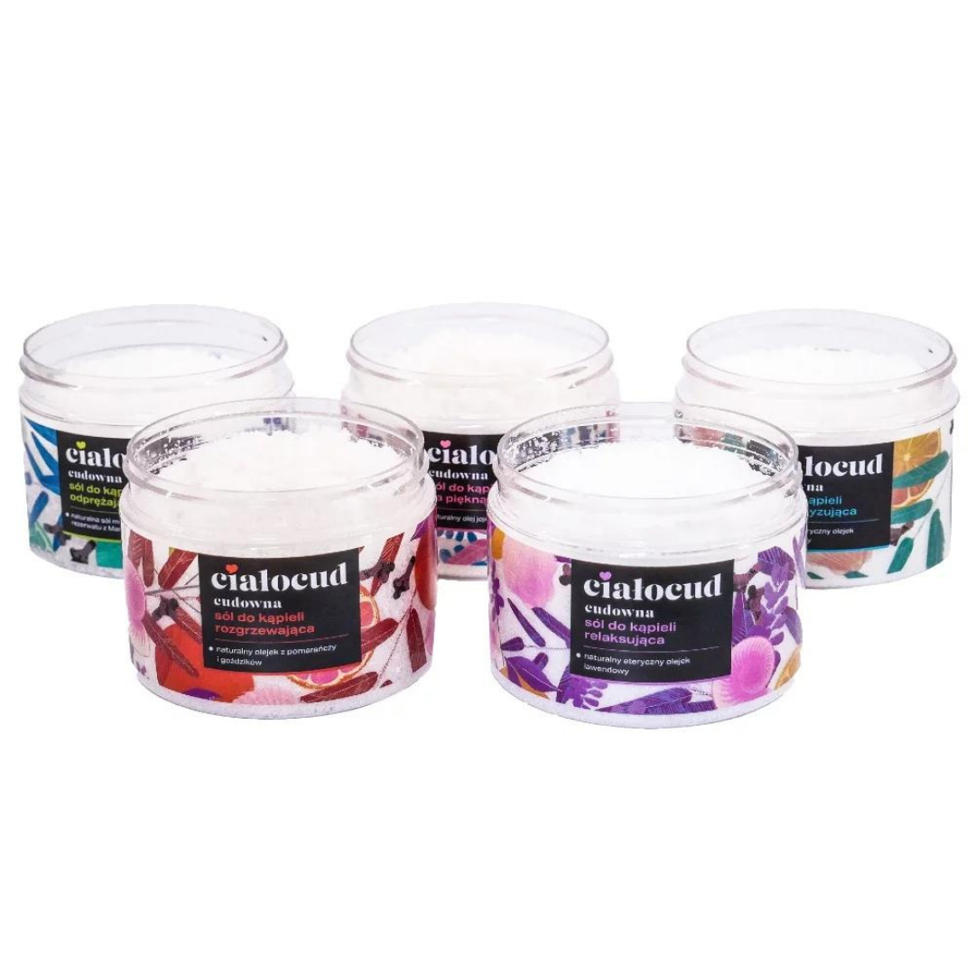 Натуральна Сіль для ванни з оліями Bathing Salts Collection In Plastik Flagolie 500g