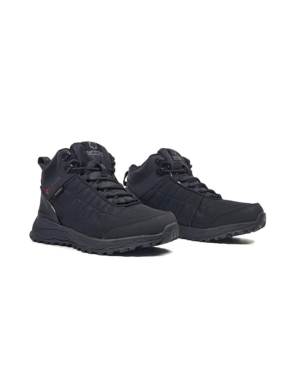 Зимние мужские ботинки Columbia Waterproof Black Winter (с мехом) ALL14255 - фото 4 - id-p2063373799