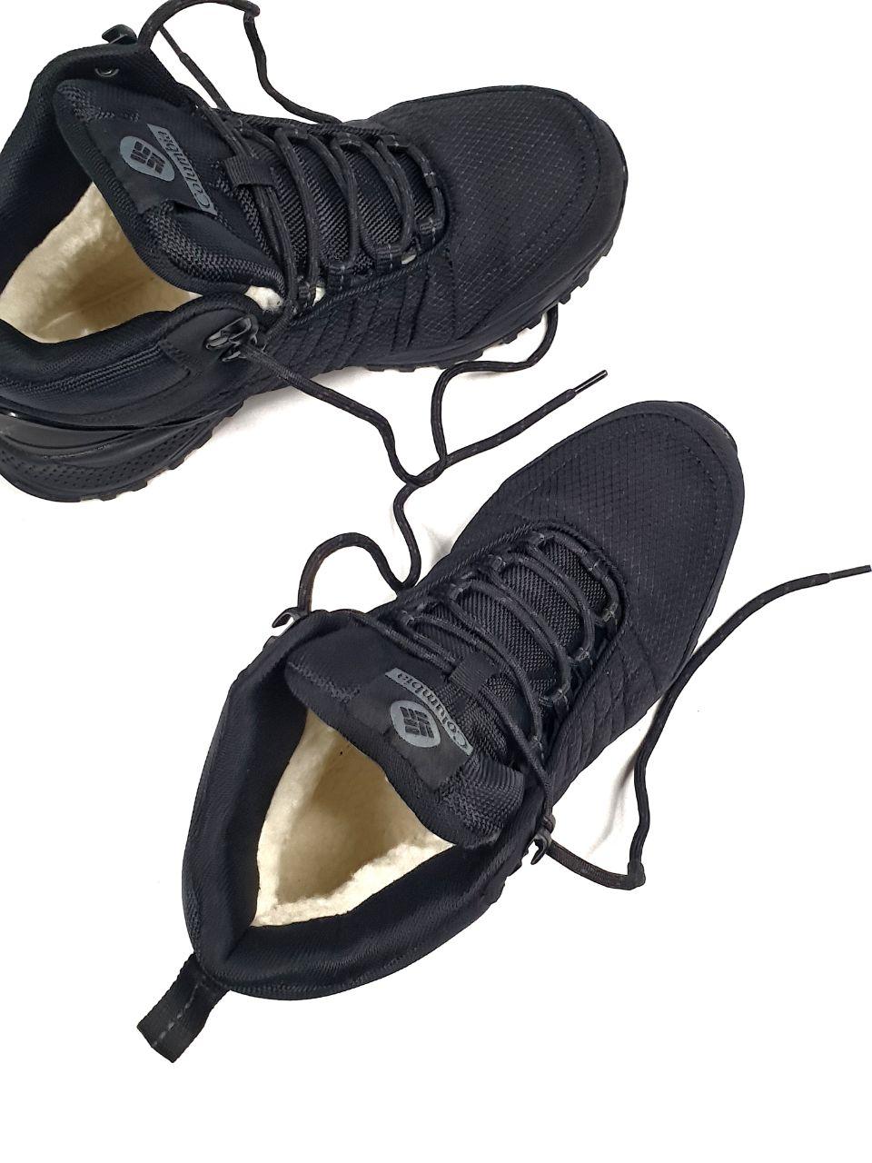 Зимние мужские ботинки Columbia Waterproof Black Winter (с мехом) ALL14255 - фото 9 - id-p2063373799