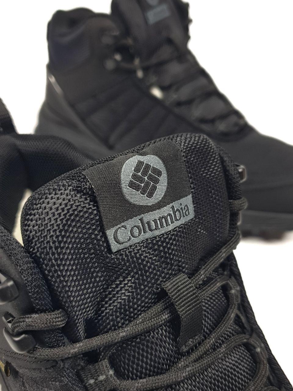 Зимние мужские ботинки Columbia Waterproof Black Winter (с мехом) ALL14255 - фото 10 - id-p2063373799