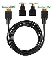 Мини-адаптер HDMI Разъем Micro HDMI Кабель HDMI 3 In11 M 1,5 метра HD Высокое качество Совместимость Подходит