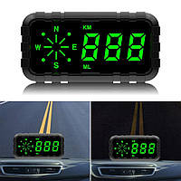 Автомобільний GPS спідометр HUD C3010 (Екран 4,5 дюйми, швидкість, пробіг, компас)
