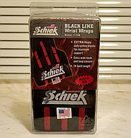 Бинты кистевые Schiek Sports Black Wrist Wraps 24 Inch кистевики