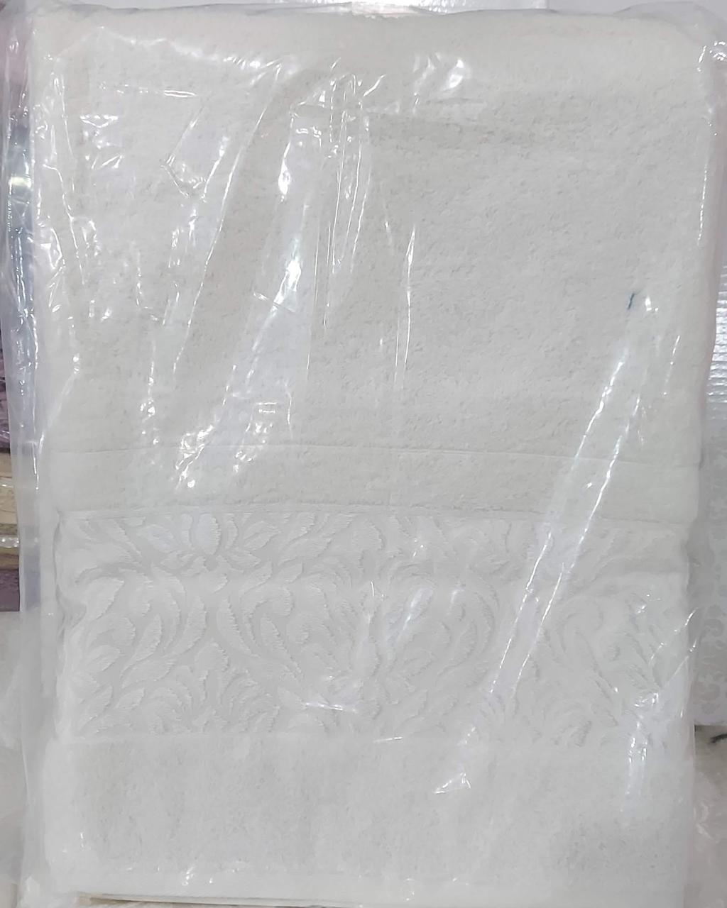 Рушники махрові  «Gulkan» в подарунковій упаковці (3 шт) Білий
