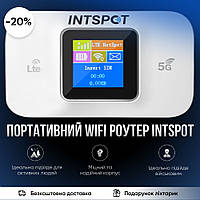 WI-FI роутер 4G LTE INTSPOT Портативный вай фай роутер с картой для села гаража дачи в машину