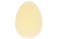 Пасхальное Яйцо с флоковым напылением 17см, цвет желтый пастельный