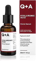 Сироватка для обличчя "Гіалуронова кислота" Q+A Hyaluronic Acid Facial Serum 30ml (оригінал оригінал Англія)