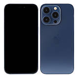 Муляж пустушка макет iPhone 15 Pro Max Blue Titanium, фото 3