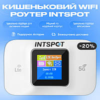 Роутер модем INTSPOT переносной интернет на сим sim карту 4g 3g вай фай в LTE WiFi роутер карманный вайфай