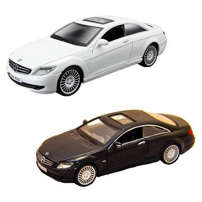 Автомодель — MERCEDES-BENZ CL-550 (білий, чорний, 1:32) Bburago 18-43032, фото 1